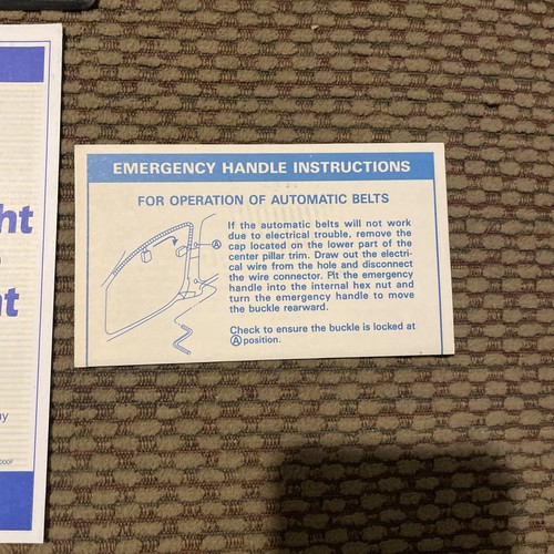 96 1996 Ford Escort Owners Manual Operators Guide Book Booklet Inserts OEM - Zdjęcie 4 z 7