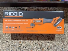 NEW RIDGID 18V Cordless Oscillating Multi-Tool w/2.0Ah Battery & Charger R86241K