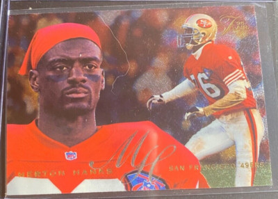 1995 Flair Football Card #187 Merton Hanks San Fransisco 49ers NFL Football