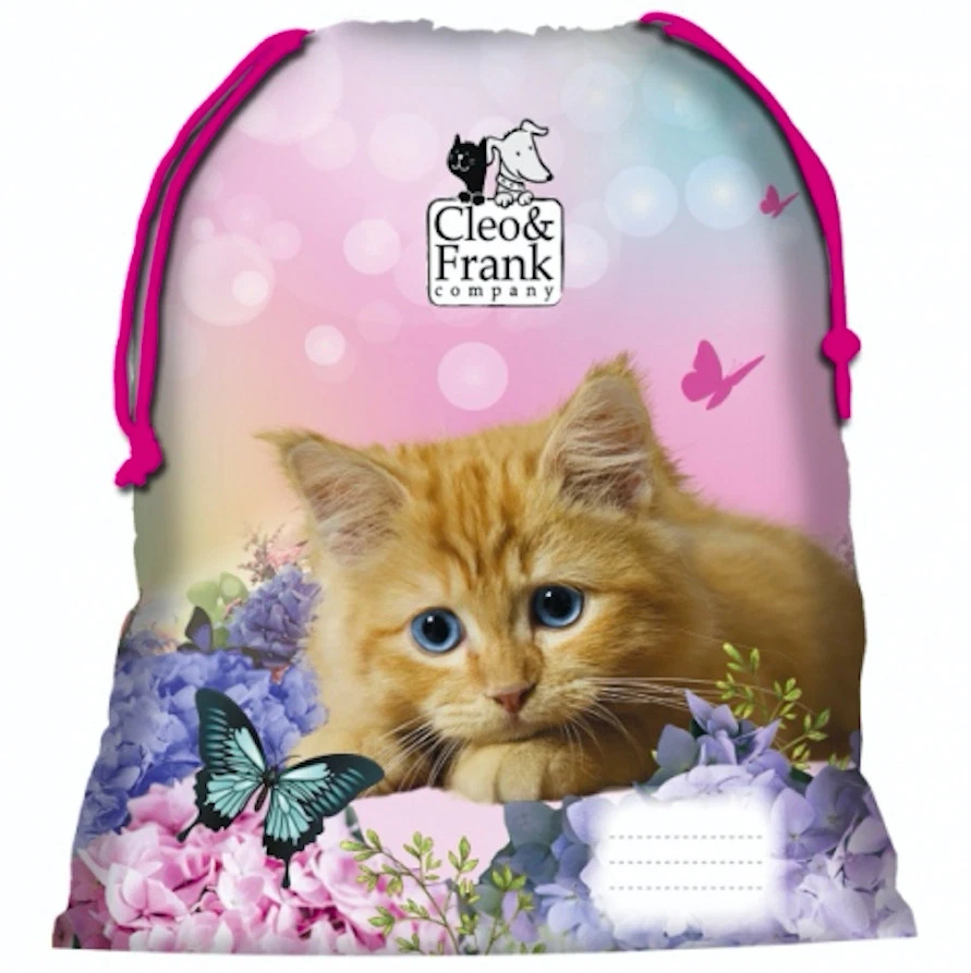 Katze Mitze Cat TASCHE SPORTTASCHE TURNBEUTEL SCHUHBEUTEL 40 cm