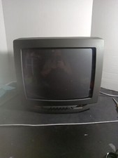 Sanyo DS13320 13" CRT TV Front A/V Inputs Retro Gaming Television Remote Tested