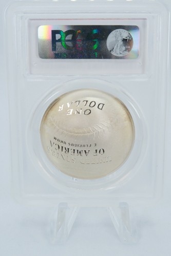 2014-P PCGS PR69DCAM Baseball Hall of Fame Commemorative Silver Proof $1 - Picture 2 of 2