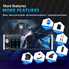 MP5 Player Carplay Bluetooth FM Aux USB Single Din Radio Car Stereo Touch Screen