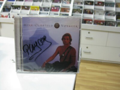 Mike Oldfield CD Voyager 1996 Unterzeichnet