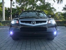 Faros antiniebla LED blancos halo luz de conducción + arnés para Acura RDX 2007 2008 2009