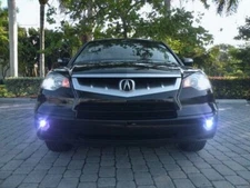 White LED Halo Fog lamps Driving Light + Harness for 2007 2008 2009 Acura RDX