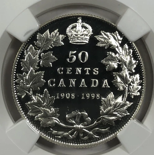 1998 Canada RCM 90th Anniversary 50c. NGC PR70 