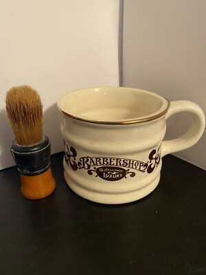 Franklin Toiletry Co Barbershop Old Fashioned Luxury Shaving Cream Mug
