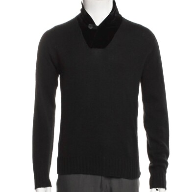 Giorgio Armani Black Label sweater 48 US 38 100% cashmere