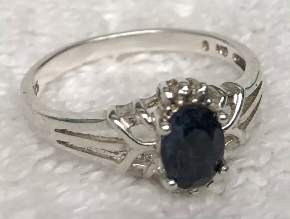 7.00 Ratti (AA++) Certified Blue Sapphire Ring (Nilam/Neelam Stone Silver  Ring) | eBay