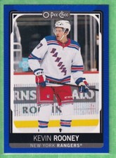 2021-22 O-Pee-Chee Blue Border #99 Kevin Rooney New York Rangers