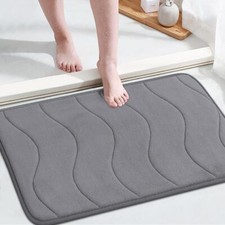 Memory Foam Bath Mat Rug Bath Mats for Bathroom Extra Soft Absorbent Bathroom...