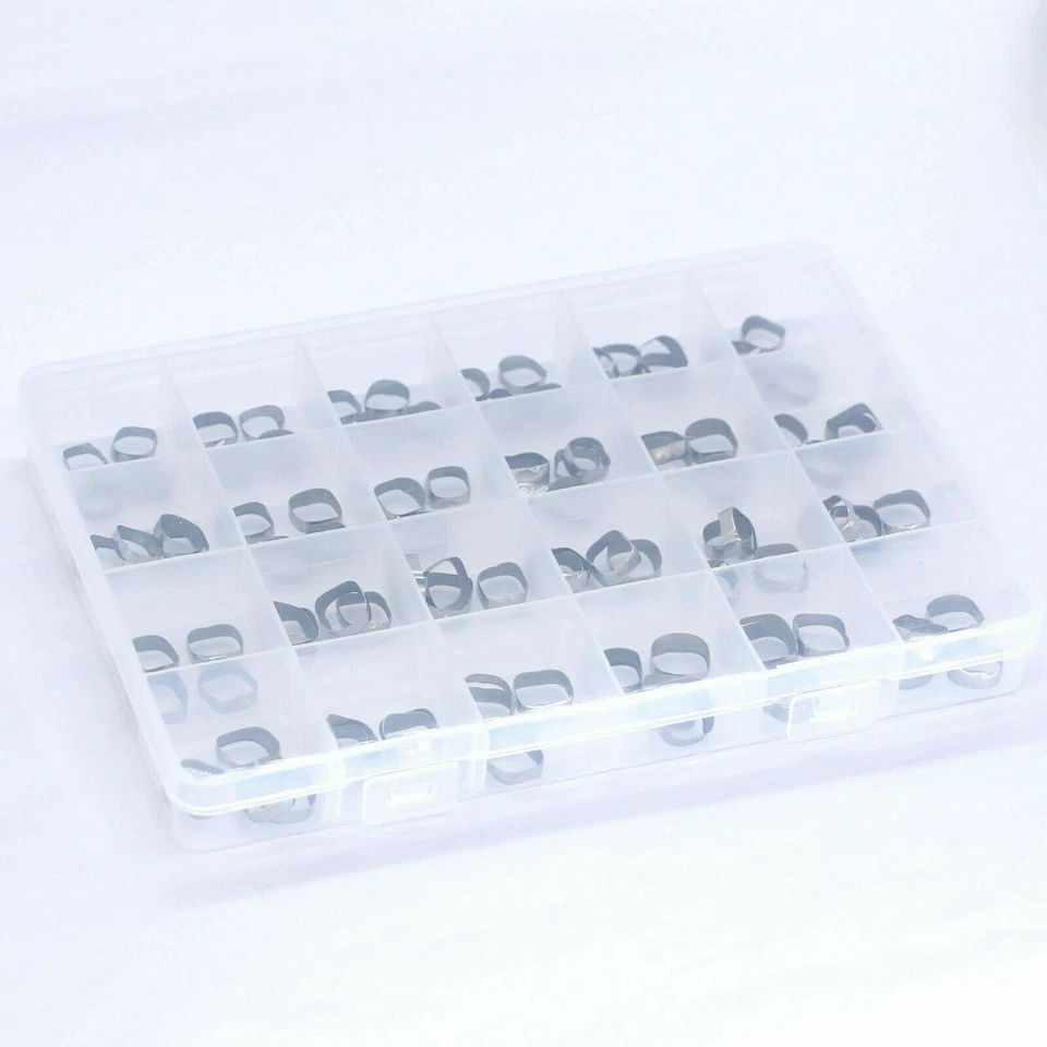 Ortodoncia Dental 1er Molar Bandas Lisas Dentaurum Talla 96 piezas 24 kits (4 piezas/kit) Foto 4 de 4