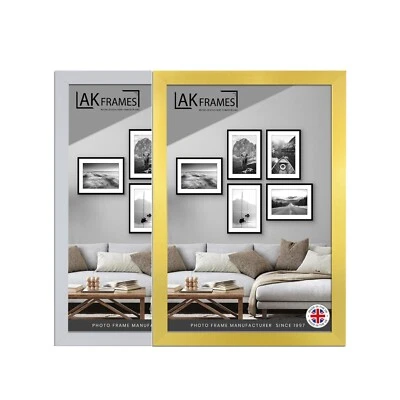 Thin Gold Picture Frame A2 A3 A4 A5 Silver Modern Home D?cor Photo Poster Frame - Image 1 of 4