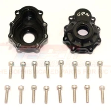 NEW GPM Alum Outer Portal Drive Housing FR/RR Set BLK TRX-4/6 FREE US SHIP
