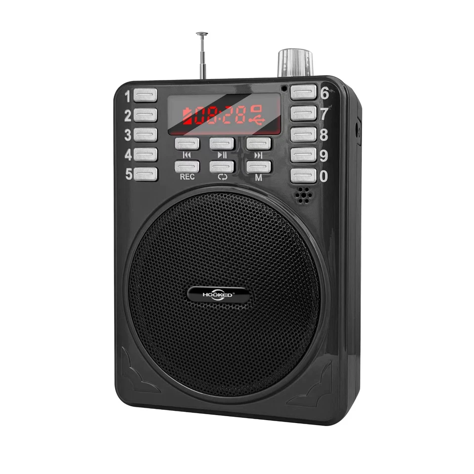 Sistema de altavoces PA recargables de 3" enganchado BT-279 + USB/SD/FM/LED + micrófono usado para la cabeza Foto 3 de 4