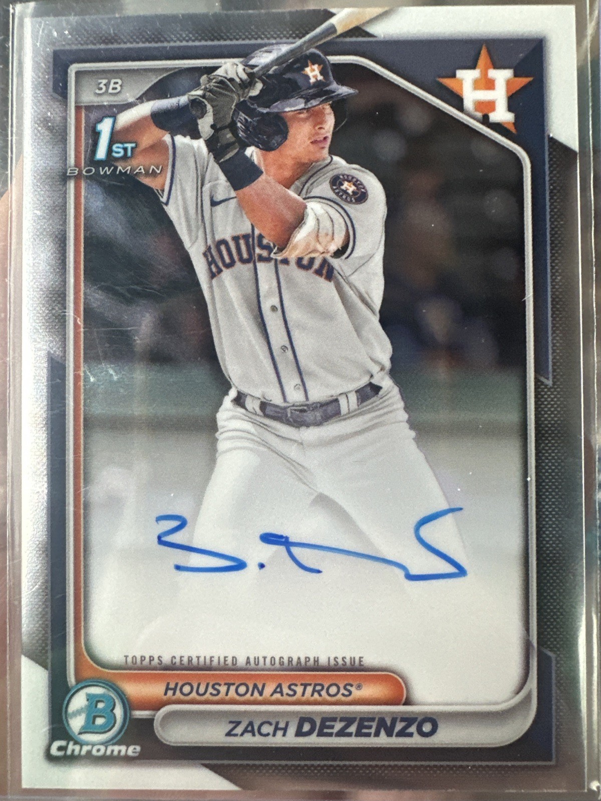 2024 Bowman Chrome - Prospect Autographs Zach Dezenzo #CPA-ZD RC