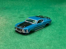 ORIGINAL ROAD RACE REPLICAS, '69 MUSTANG MACH 1 BODY, GULFSTREAM AQUA, RRR NEW