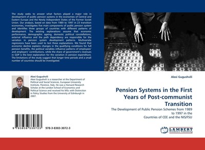 Pension Systems in the First Years of Post-communist Transition Alexi Gugushvili