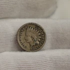 1863 US Indian Cent 1c VG+ Details (Cleaned)