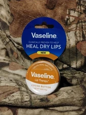 Vaseline Lip Therapy Balm Tin, Cocoa Butter, 0.6 oz Ounce 
