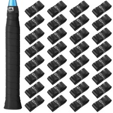 Jerify 24 Pieces Tennis Racket Grip Tape, Precut Overgrips Tape Black