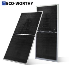 ECO-WORTHY 195W N-Type 18BB Bifacial Solar Panels 25 High Conversion for RV