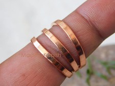 Unisex copper ring ,Copper open Ring, Handmade Heavy copper ring, Arthritis pain