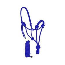 Horse Rope Halter With 9 Ft Lead Rope, Handmade Horse Halter, Training Halter