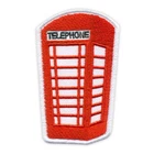 Red Telephone Box - London Patch/Badge Embroidered