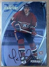 2002-03 Be a Player Signature Series Autographs Yanic Perreault 42 MTL Canadiens