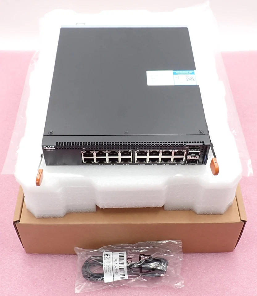 NEW Dell Networking X1018 16x 1GbE RJ45 + 2x 1GbE SFP Web Managed Switch TXG9G - Image 2 of 4