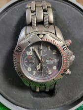 Orologio SECTOR Cronografo Automatico Titanio Grigio Usato Con Scatola Dal Giappone