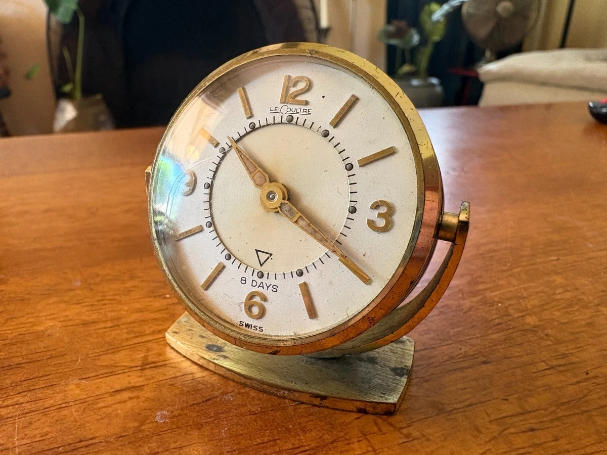 SWISS Alarm Clock Indiana Collectible Shelf & Mantel Clocks (1930