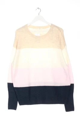 H&M Pull tricoté Dames Pull T EU 40 rose-blanc cassé-bleu style décontracté - Photo 1/4