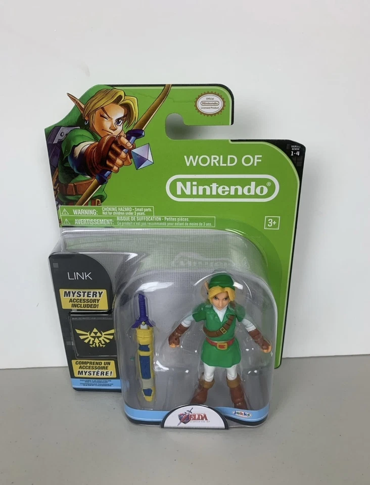 Figura World of Nintendo Link Serie 1-4 Zelda Ocarina Of Time Foto 3 de 4