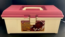 Wilton Cake BakingOrganizer Box Decorating Tool Caddy Portable Plus Accessories