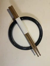 Practice Drum Pad with Sticks