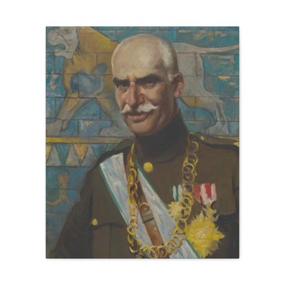 Samuel Johnson Woolf - Reza Shah Pahlavi - 1938 - Canvas Wall Art