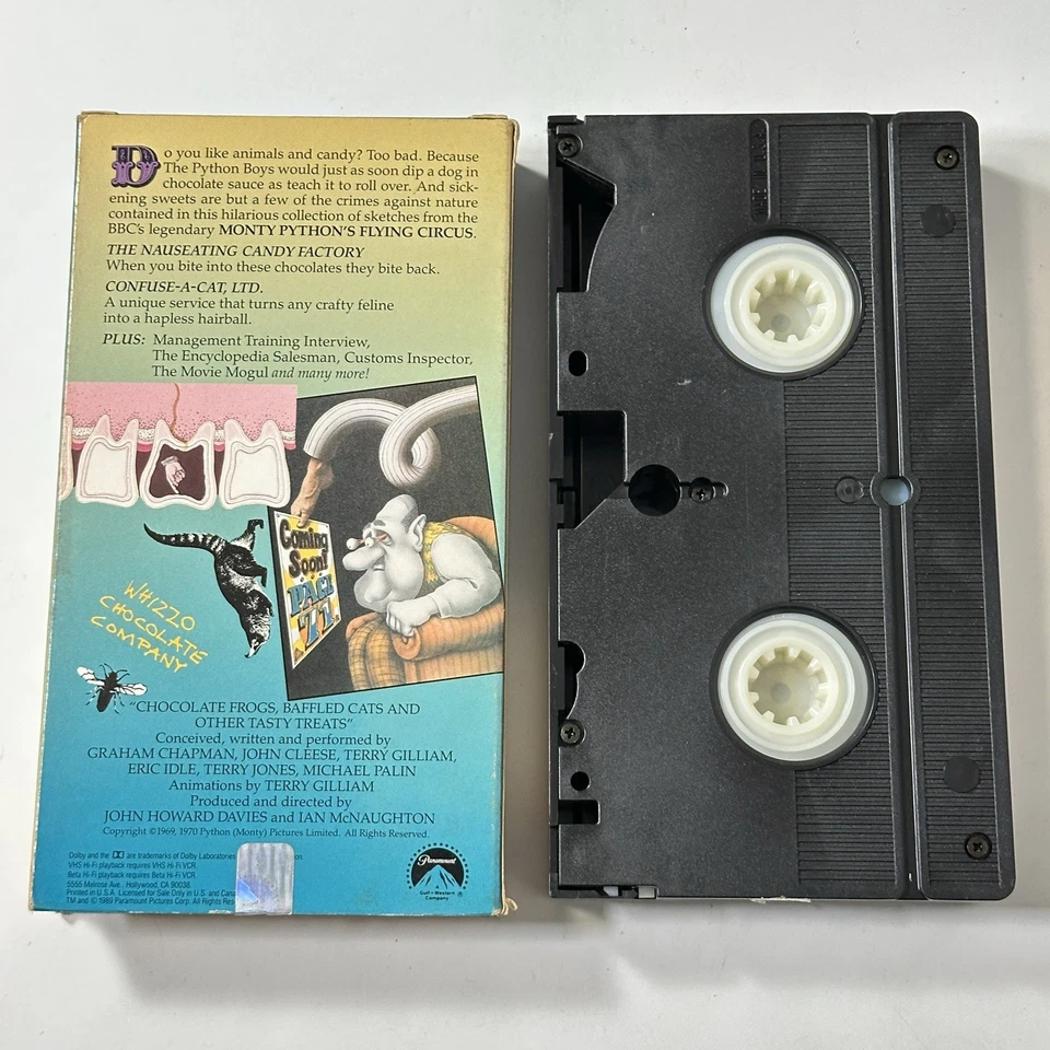 Monty Python’s Flying Circus Vol. 14, Chocolate Frogs, Baffled Cats… (VHS, 1989) - Image 2 of 4