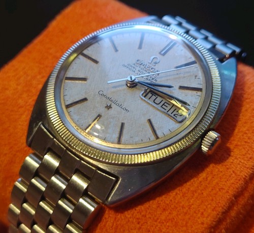 OMEGA Constellation watch 168.029 White Gold Bezel