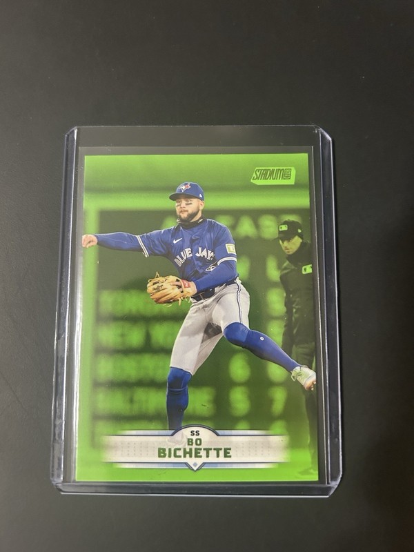 2025 Topps Stadium Club Baseball Bo Bichette GREEN #124 -Blue Jays