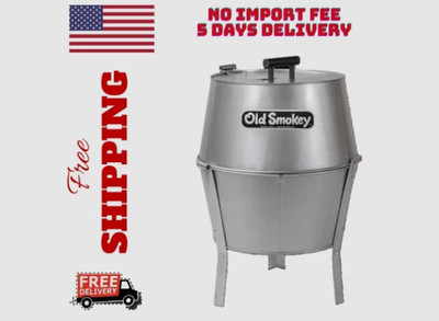 Old Smokey 22 Inch Portable Charcoal Grill, Durable Steel BBQ Grill