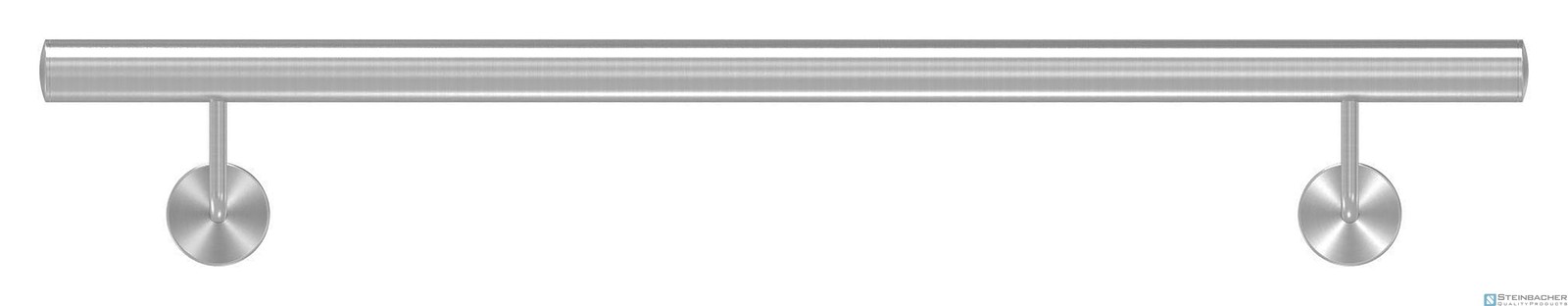 Pasamanos de acero inoxidable, de 42,4mm, longitud 1000mm, V2A | STEINBACHER©