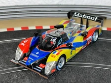 1307-Scalextric SCX Peugeot 908 HDI FAP #4 Matmut 24 Hours Le Mans slot car 1:32