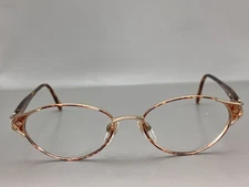 Silhouette Eyeglasses Frame M 6283 V 6050 Gold Tortoise Oval 51-17-136 FRAMES