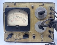 Hickok Model 203 Vacuum Tube Volt Ohm Capacity Milliammeter Working Unit - Read