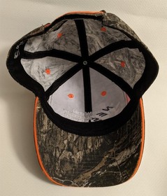 Newton Electric Supply NES Mossy Oak Green Camo/Orange Baseball Hat Hook&Loop