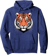 Divertido Disfraz de Tigre Zoo Estampado de Tigre Amante del Tigre Unisex Sudadera con Capucha