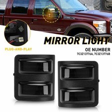 Amber LED Side Mirror Signal Light For 2008 2009 2010-16 Ford F250 F350 F450 SD